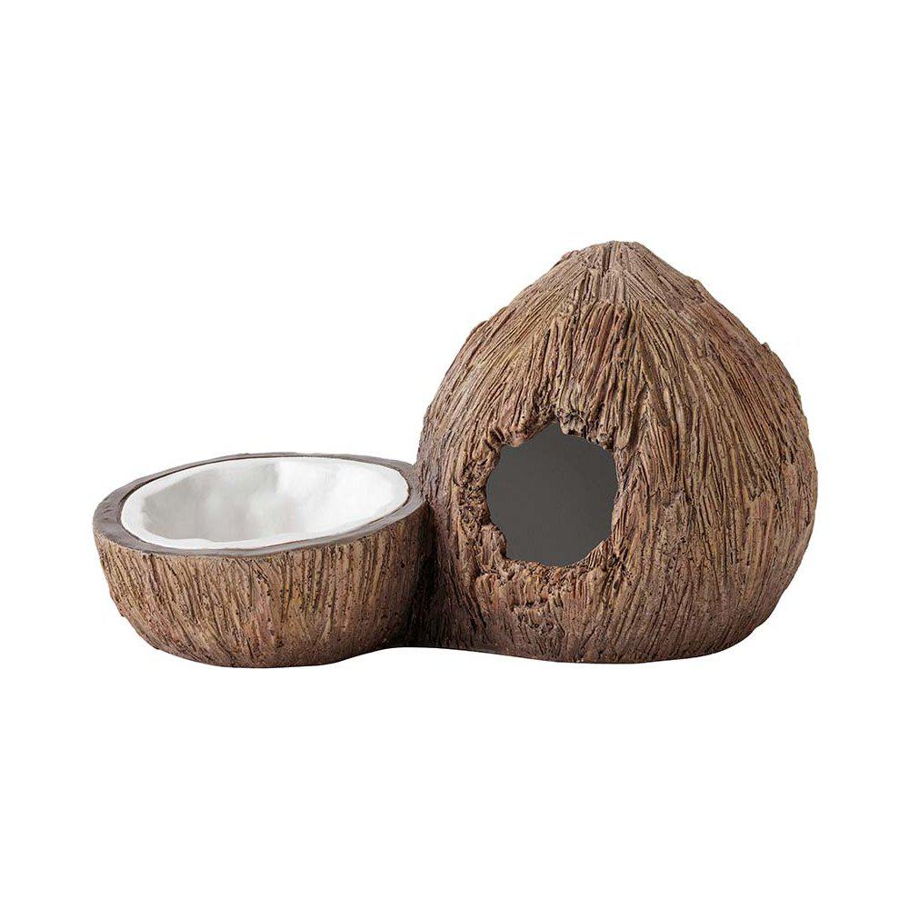 Kokosskjuler med gemmested til krybdyr .