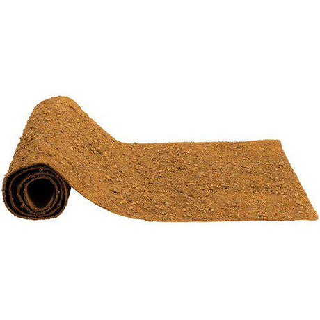 En rulle brunt Exoterra-sand på et hygiejnisk Exoterra-underlag i et karantænesubstrat.