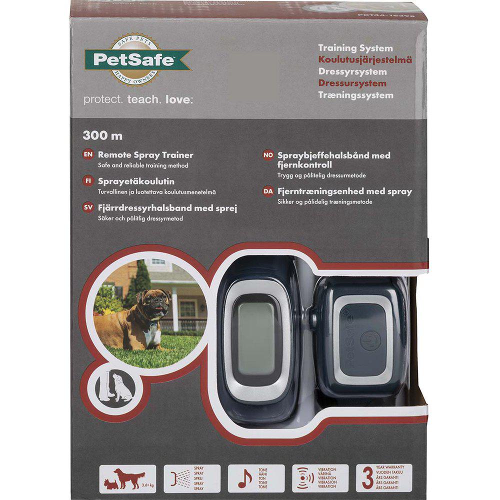 Gø halsbånd med fjernbetjening og spray fra PetSafe, antigø