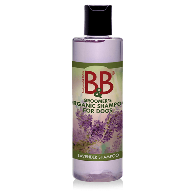 Pelspleje hund og kat - B&B økologisk hundeshampoo med Lavendel - Hvor kæledyr ville handle - Foderboxen.dk