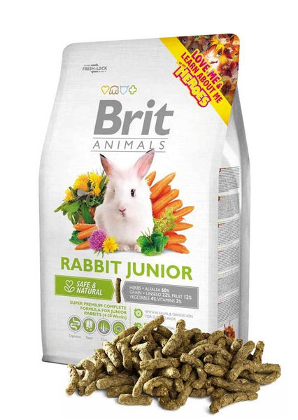 Se Brit Brit komplet kaninfoder - Super Premium foder til kaninunger hos Os Med Kæledyr