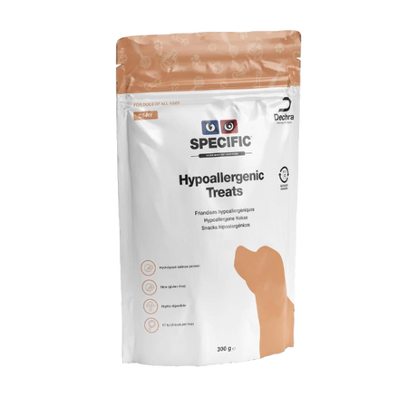 CT-HY Hypoallergenic Treats 300g Godbidden til hunde i alle aldre med allergi.