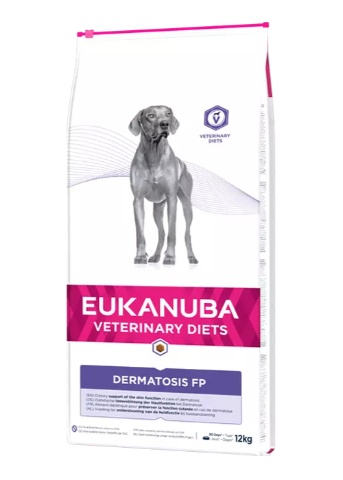 Eukanuba Dermatosis Veterinary Diets Dermatosis FP til hunde med hudproblemer