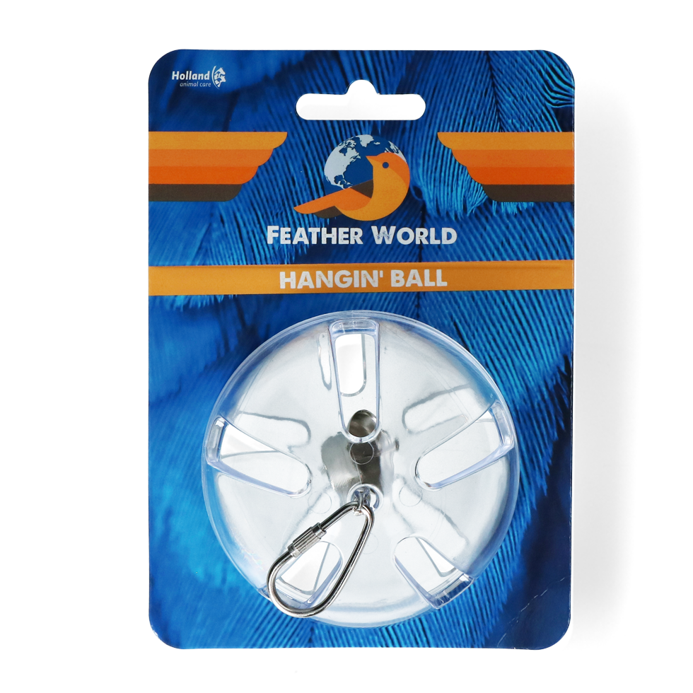 Feather World Hanging Ball, også kendt som Fugle aktivitets bold til mellem og store fugle med klokke og god plads til snacks fra Feather World, er et fængslende og interaktivt legetøj designet til dine fjerklædte venner. Denne hængende bold giver uendelig underholdning og stimulering til fugle.
