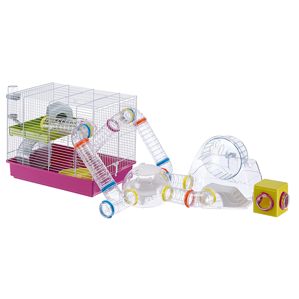 Ferplast Gym - udbygning af hamsterbur Mål: 32,3 x 23 x H 26,3 cm.
