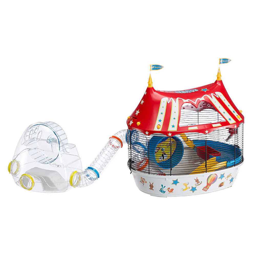 Ferplast Gym - udbygning af hamsterbur Mål: 32,3 x 23 x H 26,3 cm.