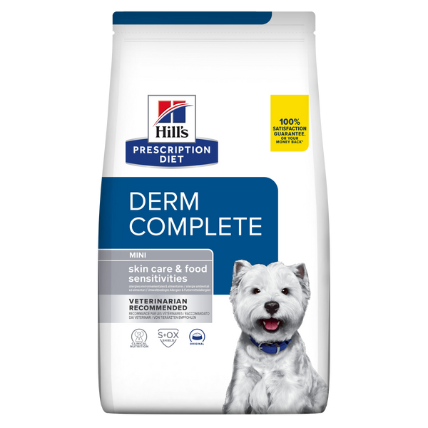 Hills Prescription Diet Hill\' Prescription Diet Derm Complete Mini Environmental Food Sensitivities Tørfoder Til Hunde Med & Ris