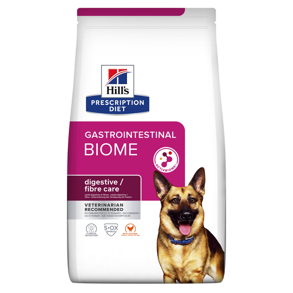 Billede af Hills Prescription Diet Hills PRESCRIPTION DIET Gastrointestinal Biome tørfoder til hunde med kylling