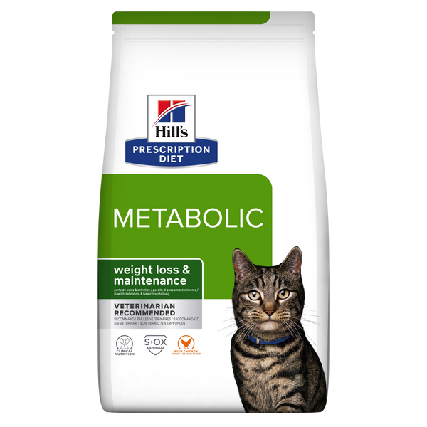 Billede af Hills Prescription Diet Hill's PRESCRIPTION DIET Metabolic Weight Management tørfoder til katte med kylling