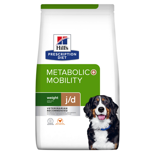 Hill's PRESCRIPTION DIET Metabolic + Mobility Weight Management j/d tørfoder til hunde med kylling 12kg pose