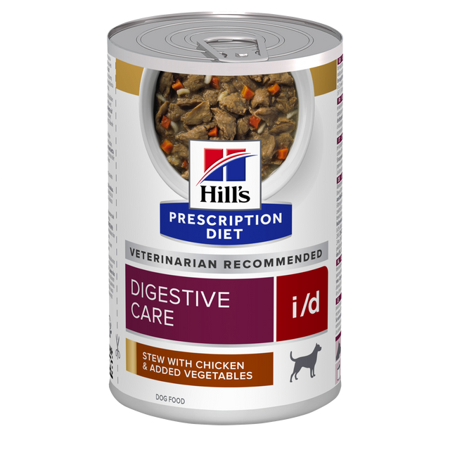 Hill's PRESCRIPTION DIET i/d Digestive Care vådfoder til hunde med kylling 12x354g dåse