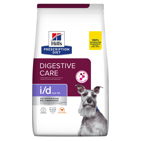 Hills Prescription Diet Hill's PRESCRIPTION DIET i/d Low Fat Digestive Care tørfoder til hunde med kylling