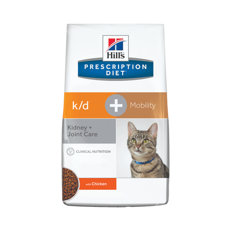 Hill's PRESCRIPTION DIET k/d + Mobility tørfoder til katte med kylling 5kg pose