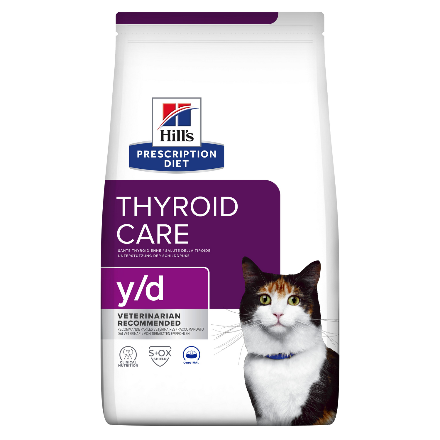 Hill's PRESCRIPTION DIET y/d Thyroid Care tørfoder til katte 1.5kg pose
