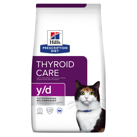 Hill's PRESCRIPTION DIET y/d Thyroid Care tørfoder til katte 1.5kg pose