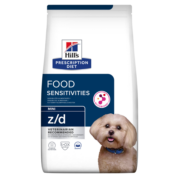 Se Hills Prescription Diet Hill's PRESCRIPTION DIET z/d Mini Food Sensitivities tørfoder til hunde hos Os Med Kæledyr