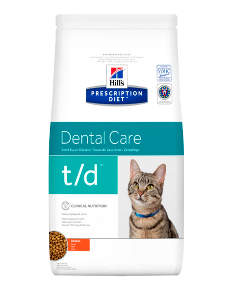 Hills Prescription Diet Hill's PRESCRIPTION DIET t/d Dental Care tørfoder til katte med kylling