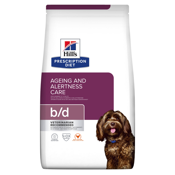 Hills Prescription Diet Hill's Prescription Diet b/d Brain Ageing Care tørfoder med kylling - hundefoder til ældre hunde