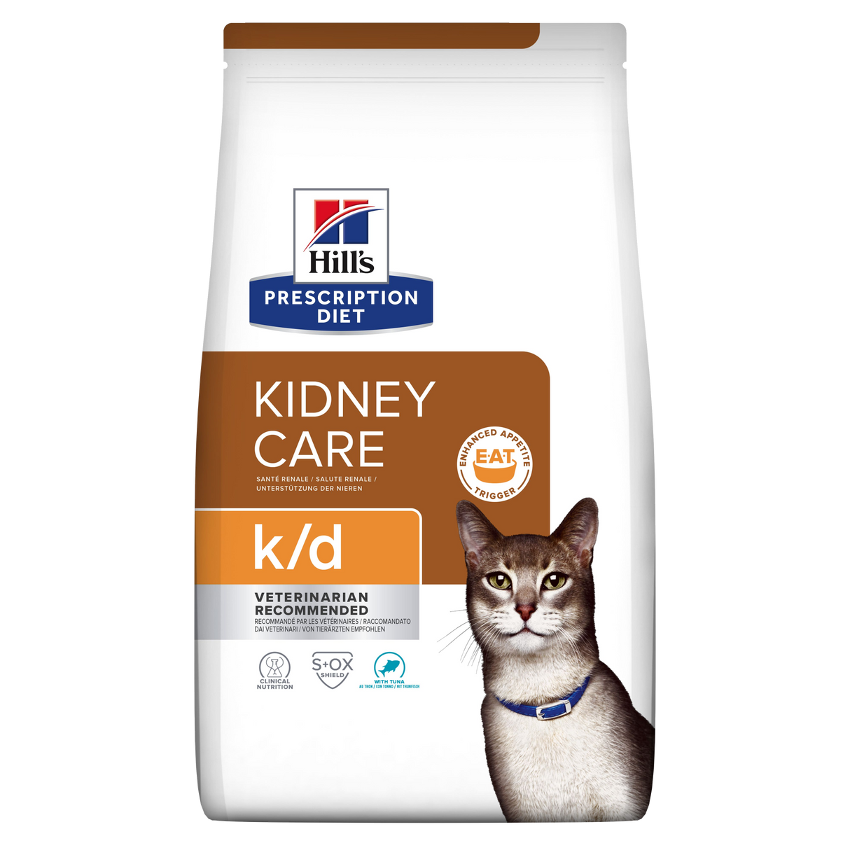 Hill's PRESCRIPTION DIET k/d Kidney Care tørfoder til katte med kylling eller tun