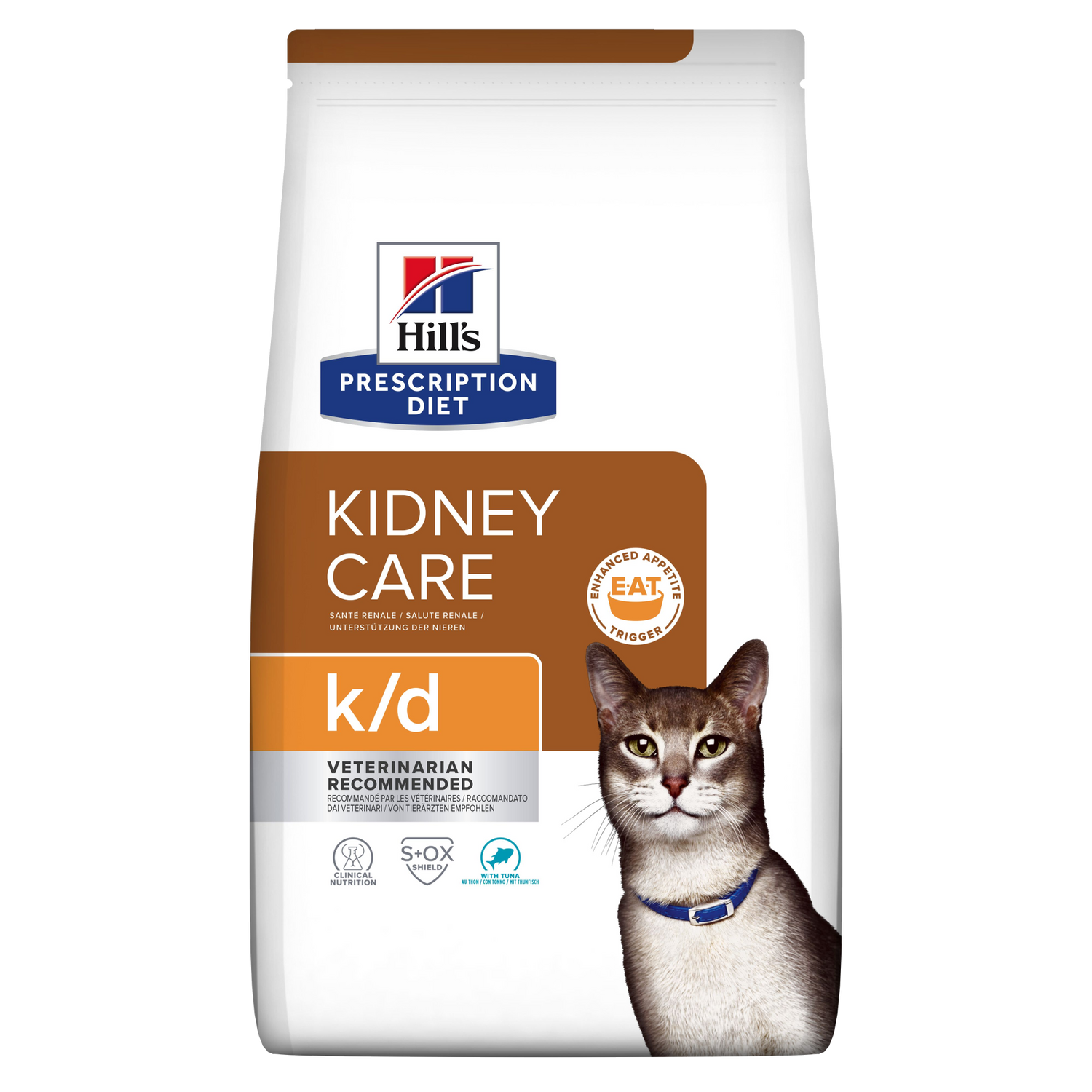 Hill's PRESCRIPTION DIET k/d Kidney Care tørfoder til katte med kylling eller tun