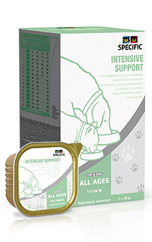 Se Specific Specific vådfoder F/C-IN-W 7 x 95 g- Intensive Support vådfoder til hunde og katte under rekonvalescens og genopretning hos Os Med Kæledyr