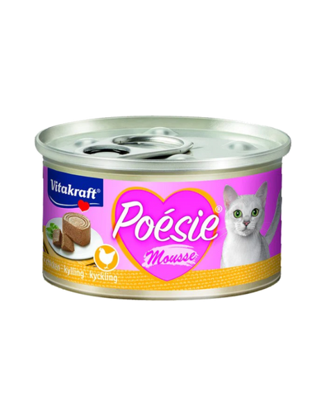 Se Vitakraft Poésie® Mousse med kylling vådfoder til kat hos Os Med Kæledyr
