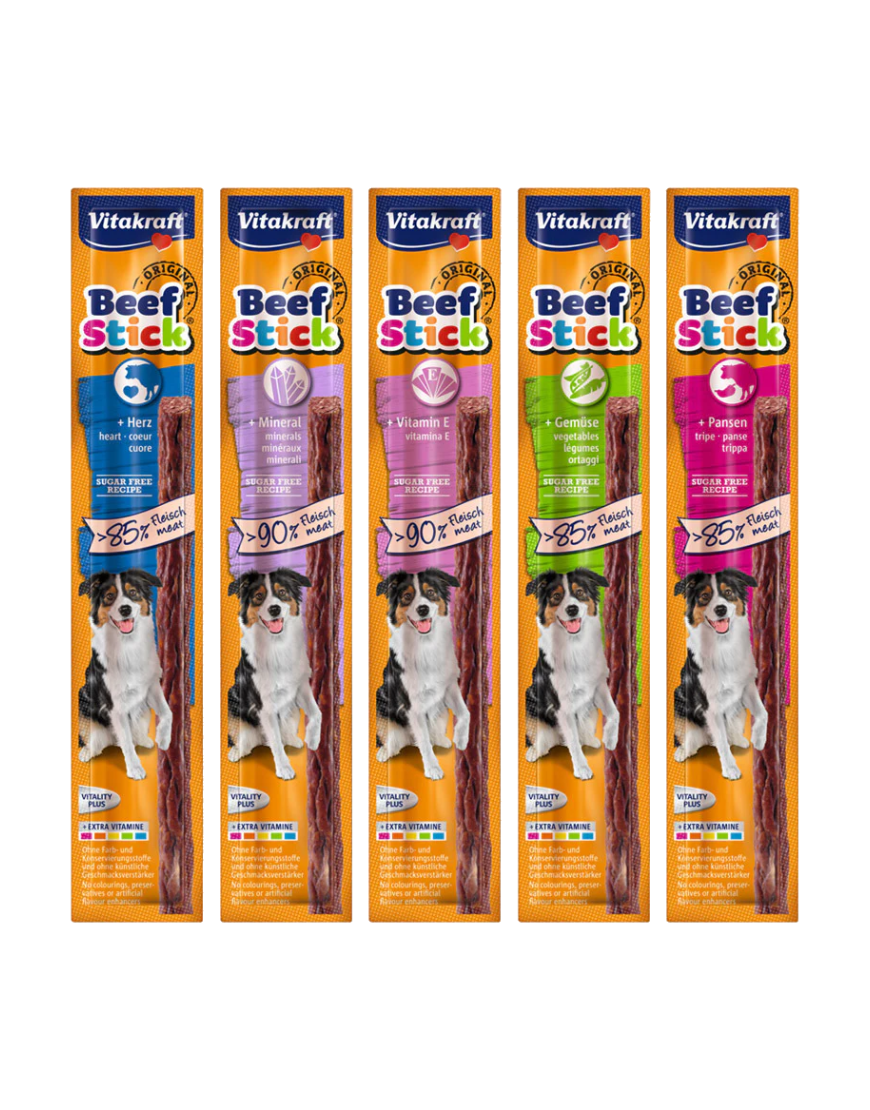 Vitakraft Beef-Stick® SALAMI, lækre pølser til hunde