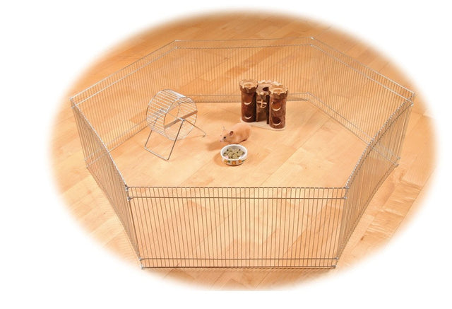 Ting til gnavere - Indendørs løbegård til gnavere - Hvor kæledyr ville handle - Foderboxen.dk