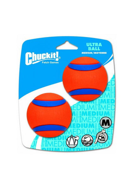 Chuckit Chuckit Ultra Ball (meget stærk gummi) Medium 2-pak thumbnail