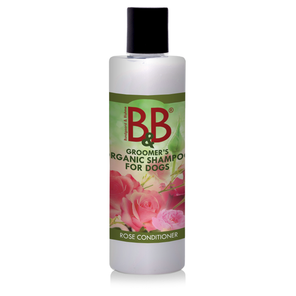 Se B&B Økologisk Conditioner, Rose-250 ml hos Os Med Kæledyr