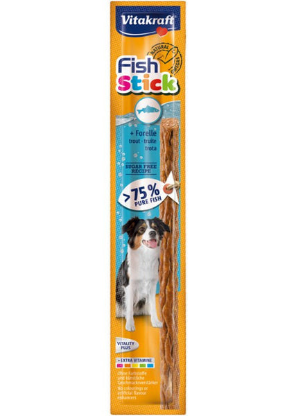 Vitakraft Vitakraft Fish-Stick® SALAMI, lækre pølser til hunde thumbnail