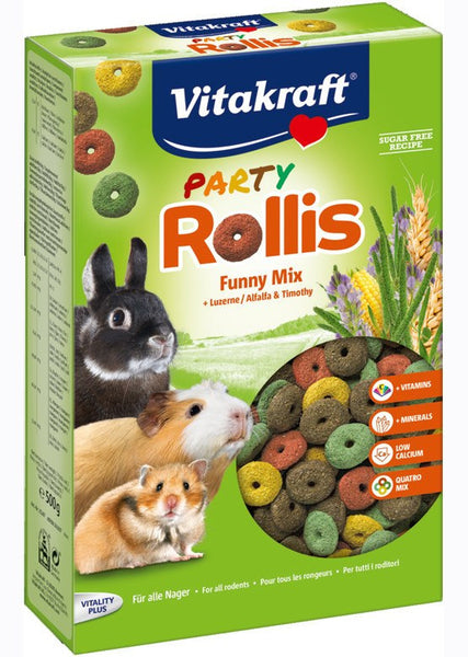 Se Vitakraft Rollis Party - snack til gnavere hos Os Med Kæledyr