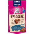 Vitakraft Kattegodbid med laks, Triggles kattegodbidder, små godbidder med kalksmag.