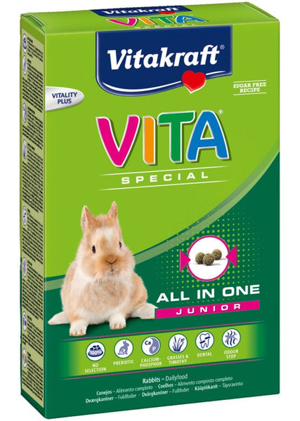Billede af Vitakraft Kaninfoder VitaSpecial. Til kaniner i alle aldre hos Os Med Kæledyr