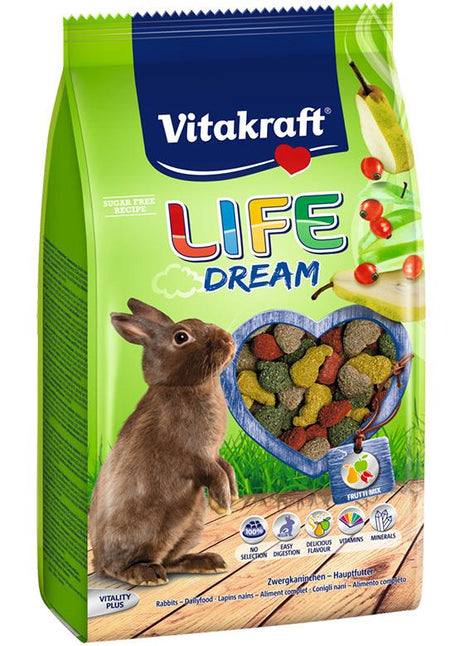 Gnaver mad - Fuldfoder til kanin - Life - Hvor kæledyr ville handle - Foderboxen.dk
