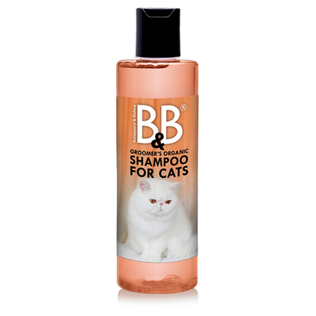 Beskrivelse: B&B Økologisk shampoo til katte med mandelolie.