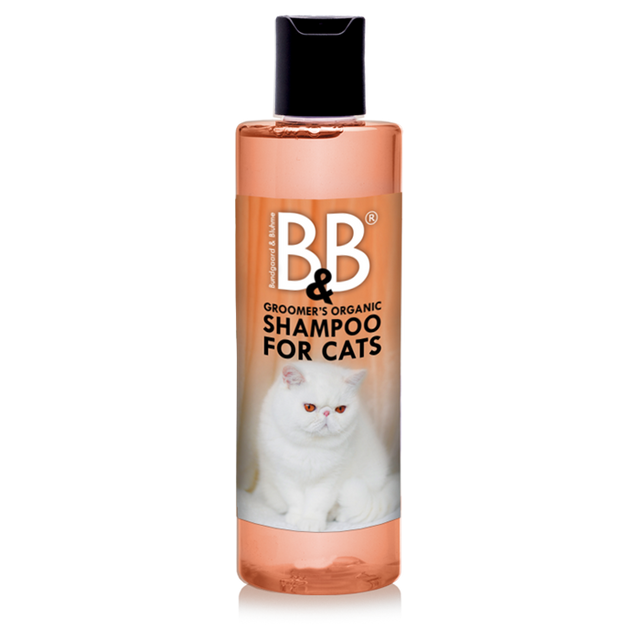 Beskrivelse: B&B Økologisk shampoo til katte med mandelolie.