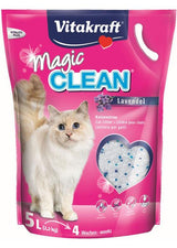 Vitakraft Katteperler Magic Clean er et højkvalitets kattegrus lavet med Katteperler mineralske perler for overlegen lugtkontrol og absorption.