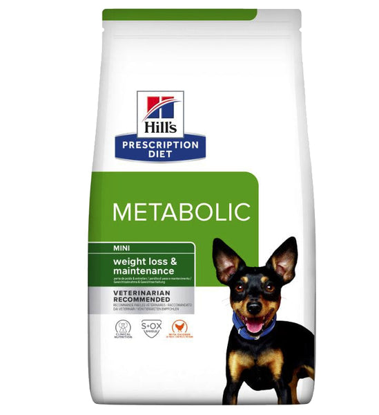 Se Hills Prescription Diet Hill's Prescription Diet Metabolic Canine Mini til vægttab hos Os Med Kæledyr
