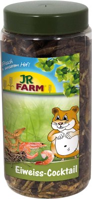 Se JR Farm Tørrede små insekteri bøtte til reptiler, samt hamster, mus og rotter m.fl. hos Os Med Kæledyr