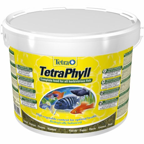Fiskefoder, flager, TetraPhyll til grøntædende fisk - Vetboxen.dk