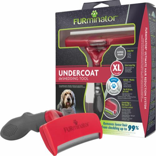 FURminator Børste, fjerner underuld - Furminator til hunde XL over 41 kg er et underuldsplejeværktøj til at fjerne underpels og løse hår.