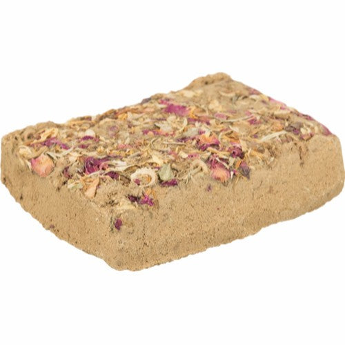 Trixie Slibesten til kaniner og gnavere af ler m. blomster