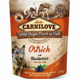 A Vådfoder POUCH, Kornfri & Glutenfri med struds & bær til hunde fra Carnilove pouch of Carnilove struds hundefoder.