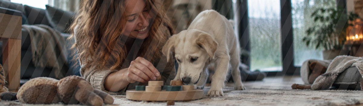 Aktivering af hunden indendørs - nemme ideer til regnvejrsdage