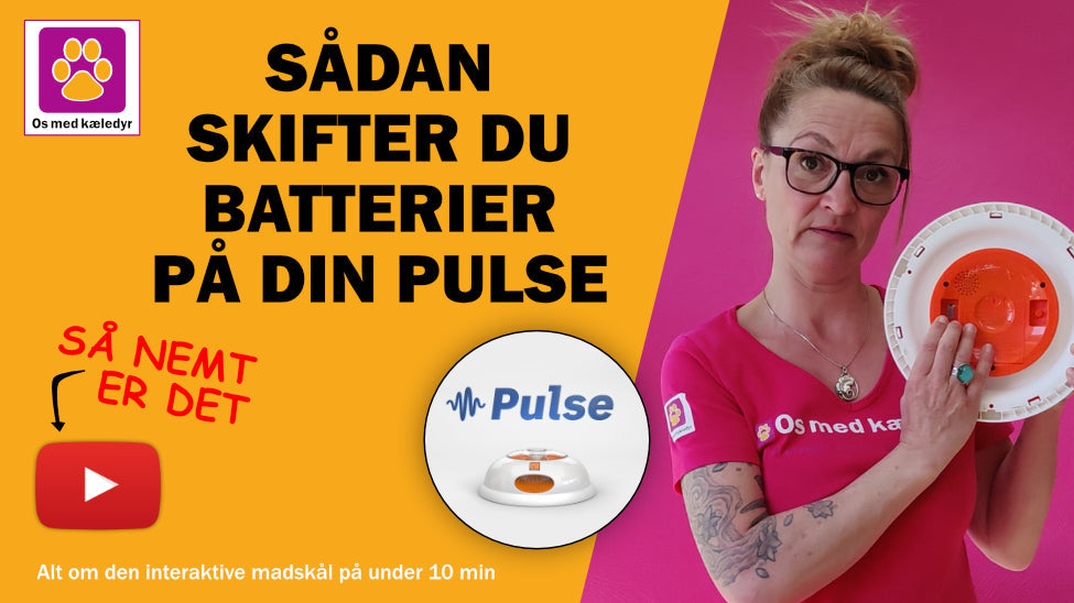 Sådan Skifter Du Batteri på Din Pulse Madskål