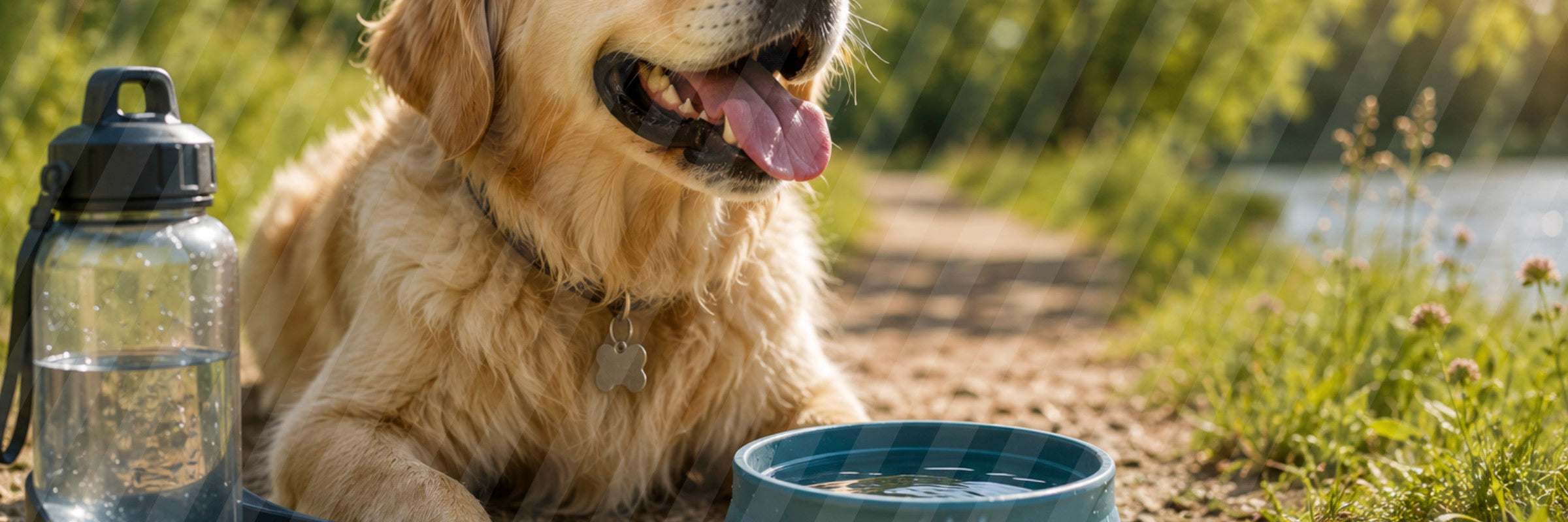 Tegn på dehydrering hos hund - sådan holder du din hund hydreret i varmen