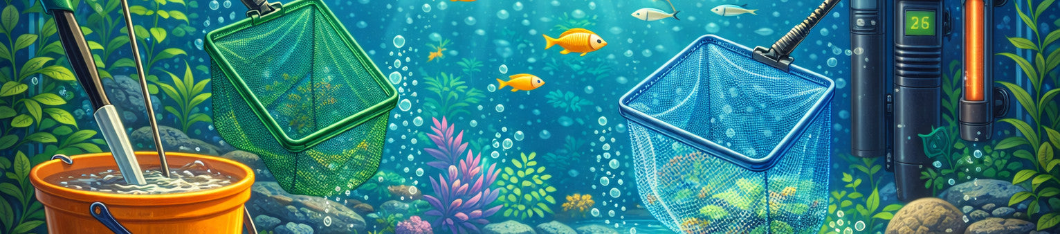 Akvarieredskaber & Fiskenet