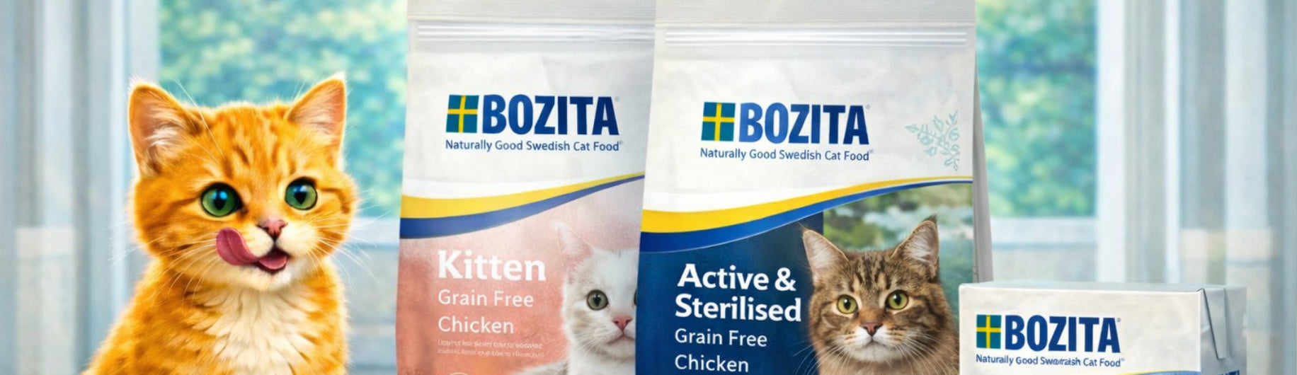 Bozita kattemad – Svensk kvalitetsfoder med naturlige ingredienser