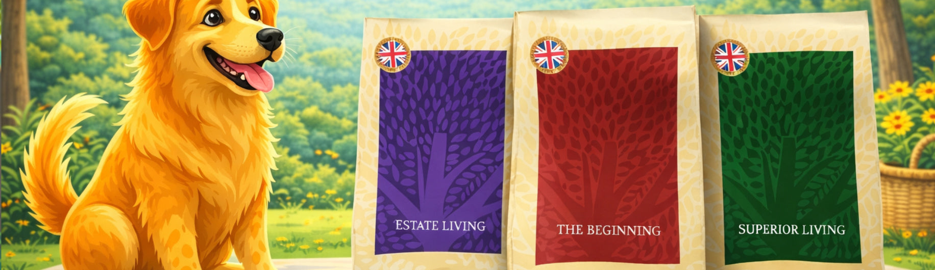 Essential Hundefoder | Kornfrit, Naturligt & Baseret på BOF-Princippet